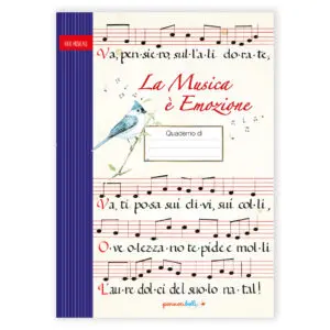 Quaderno La Musica è emozione