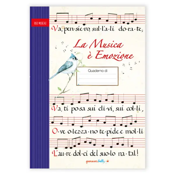 Quaderno La Musica è emozione