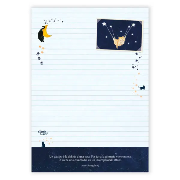 Blocco Notes Il Gatto e la Luna - immagine 2