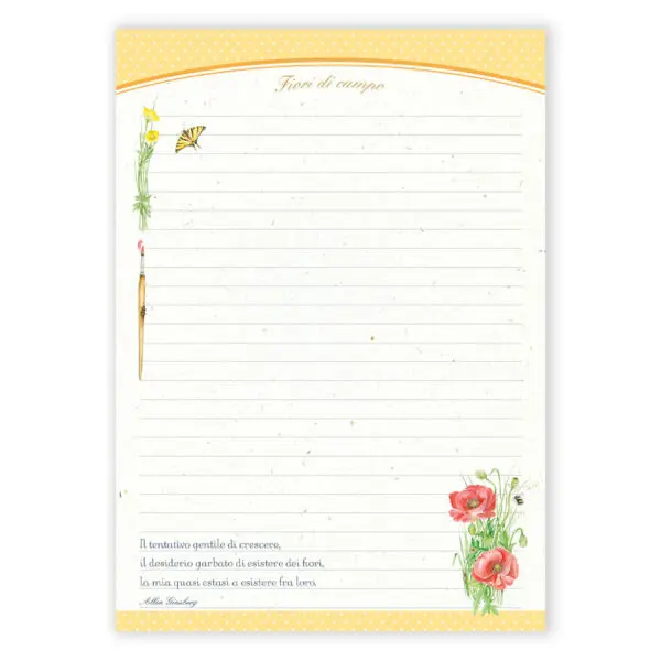 Blocco Notes Fiori di campo - immagine 2