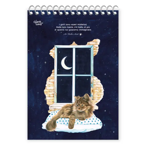 Blocco d'artista Il Gatto e la Luna - immagine 3