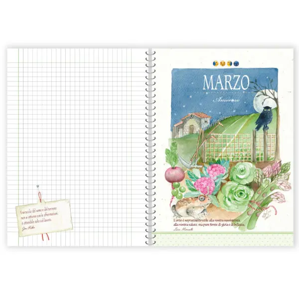 Quaderno Lunario dell'orto con le semine secondo tradizione - immagine 3
