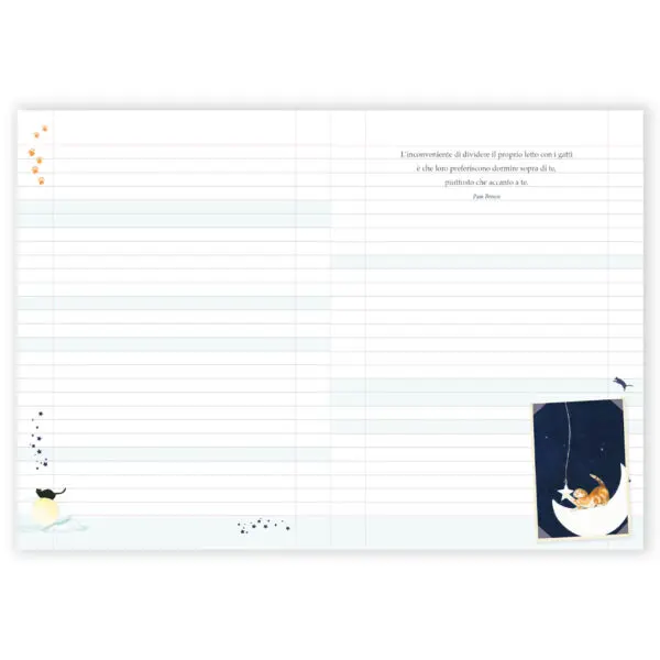 Quaderno Il Gatto e la Luna - immagine 2