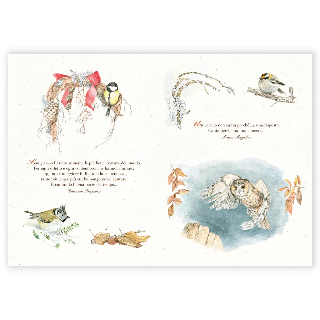 Quaderno a righe Montagna Uccelli in volo - immagine 3