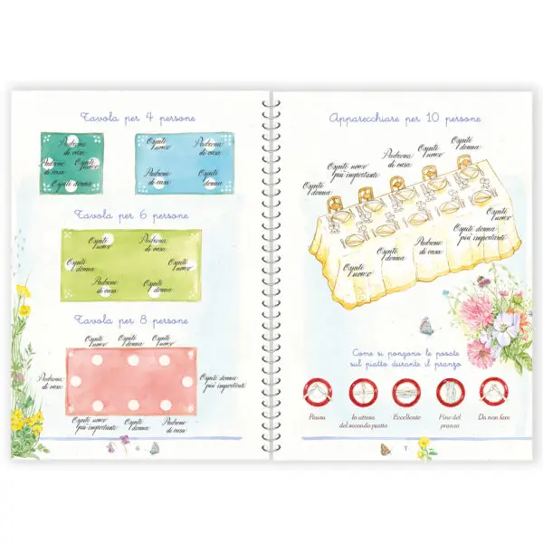Ricette quaderno per scriverle (Fiori e Colori) - immagine 4