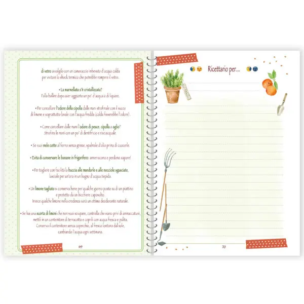 Ricette quaderno per scriverle (Con i trucchi in cucina) - immagine 2