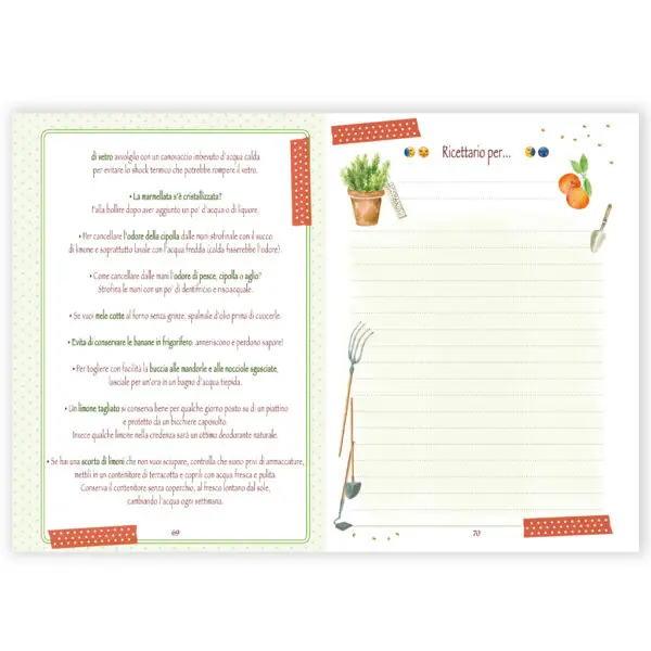 Ricette quaderno per scriverle (Con i trucchi in cucina) - immagine 5