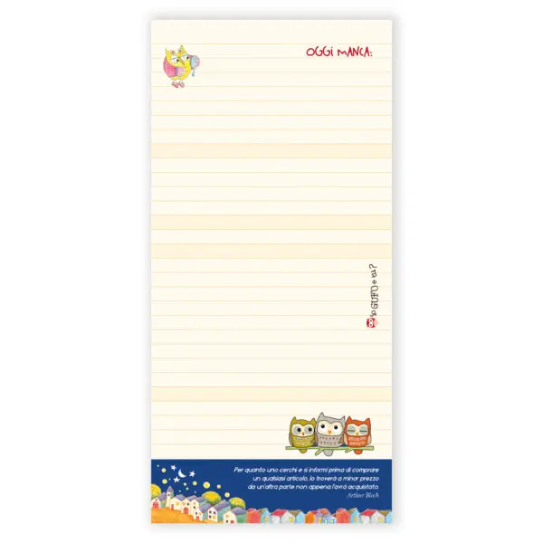 Shopping List Io Gufo e tu? - immagine 2