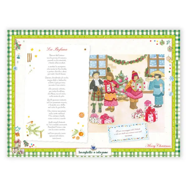 Tovagliette segnaposto Merry Christmas - immagine 3
