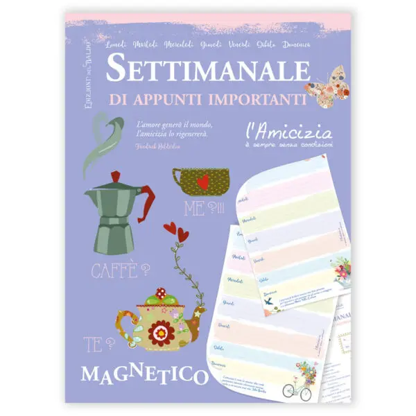 Organizer Settimanale Magnetico L'Amicizia