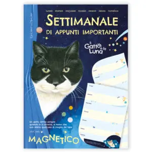 Organizer Settimanale Magnetico Il Gatto e la Luna