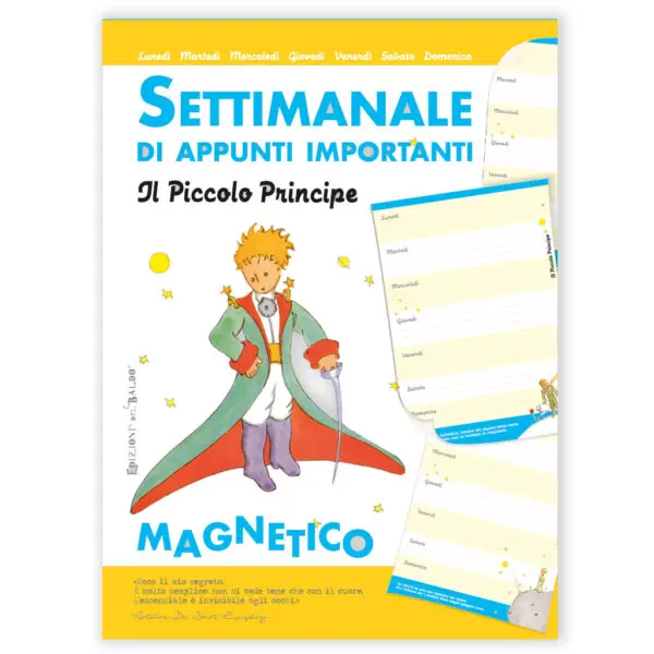 Organizer Settimanale Magnetico Il Piccolo Principe