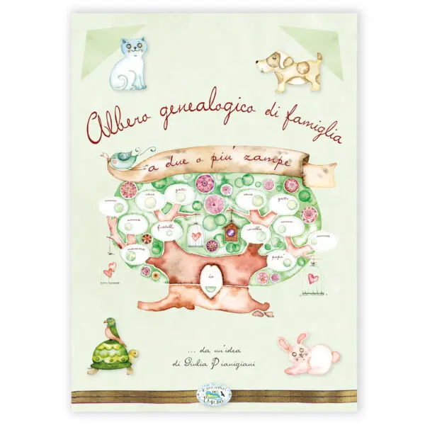 Quaderno albero genealogico di famiglia