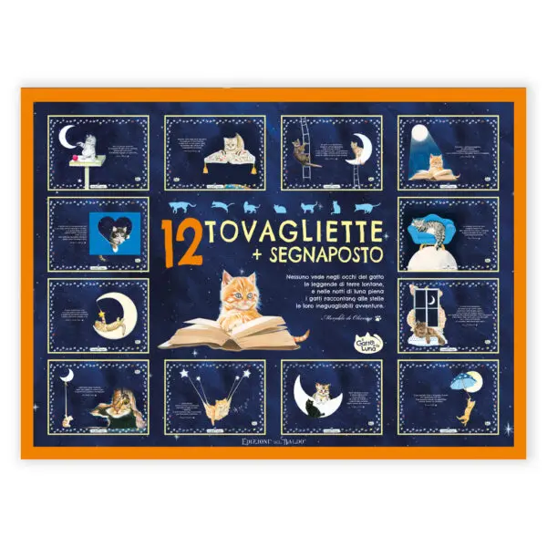 Tovagliette segnaposto Il Gatto e la Luna