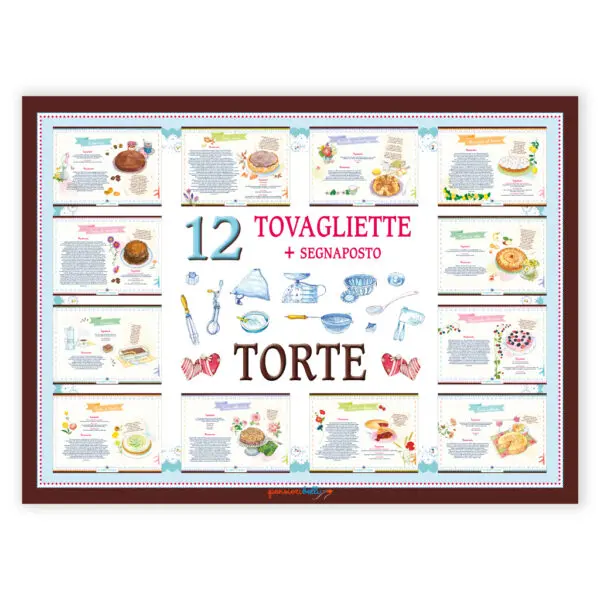 Tovagliette segnaposto Torte therapy