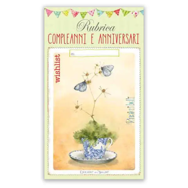 Rubrica Compleanni e Anniversari Pensieri Belli