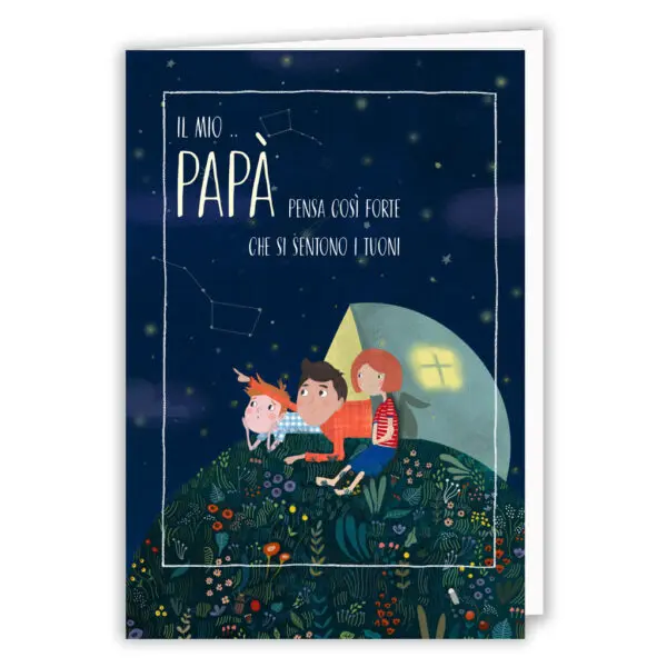 Il mio Papà pensa così forte che si sentono i tuoni