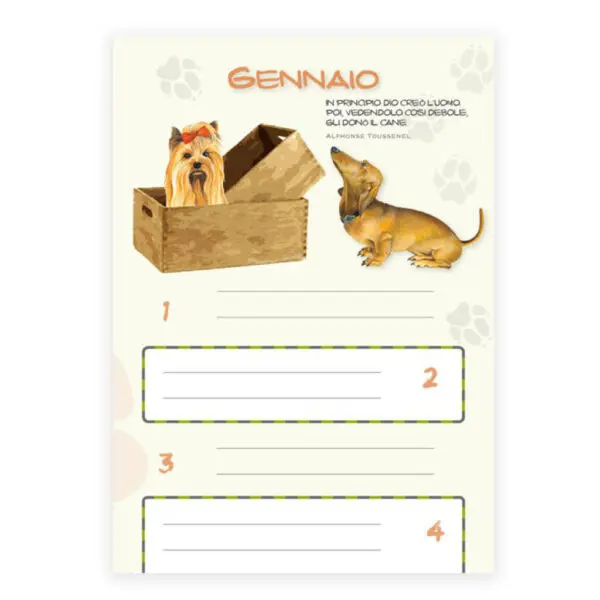 Libro dei compleanni - Cani in Carriera - immagine 3