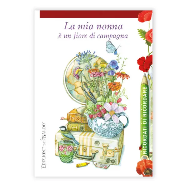 Mini blocco La mia nonna è un fiore di campagna