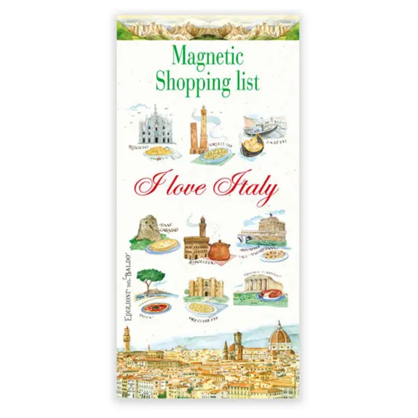 Shopping list I Love Italy