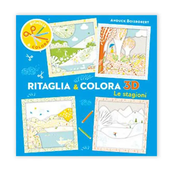 Ritaglia e colora 3d – Le stagioni
