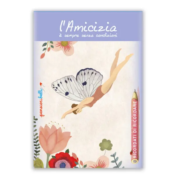 Mini blocco L'amicizia Viola