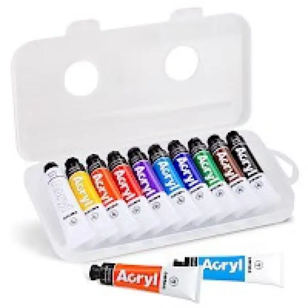 Colore acrilico fine 10 colori - immagine 2