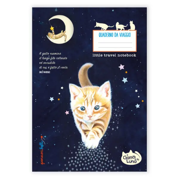 Quaderno da zaino Il Gatto e la Luna Stelle