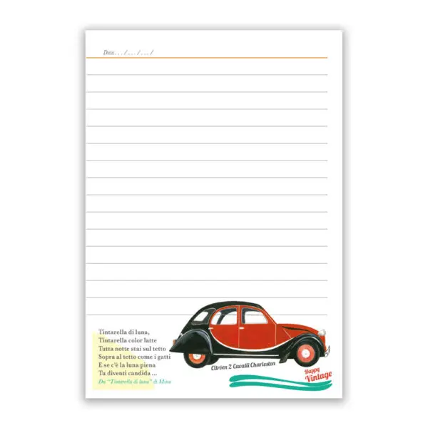Quaderno da zaino Vintage car new - immagine 2