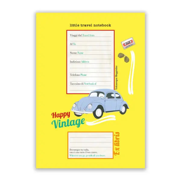 Quaderno da zaino Vintage car new - immagine 3