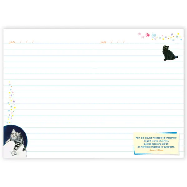 Quaderno da zaino Il Gatto e la Luna Sulla luna - immagine 3