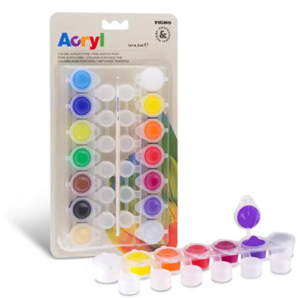 Colore acrilico fine 14 colori