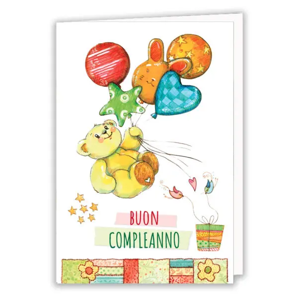 Compleanno –Orsetto con Palloncini