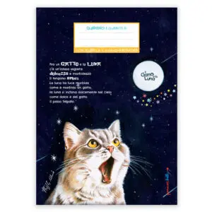 Quaderno a quadretti Il Gatto e la Luna