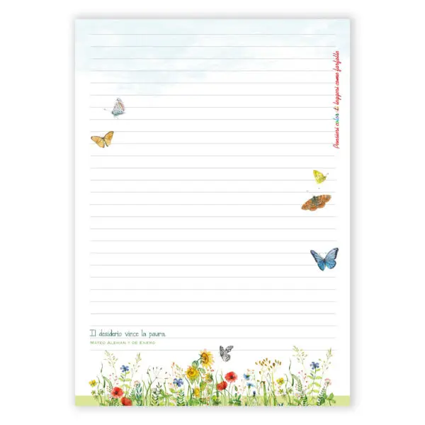 Blocco Notes Pensieri colorari leggeri come farfalle - immagine 2