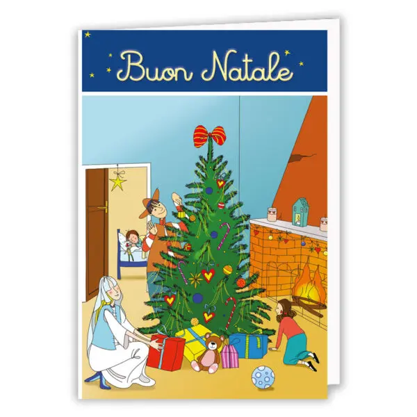 Buon Natale - Albero di Natale e Camino