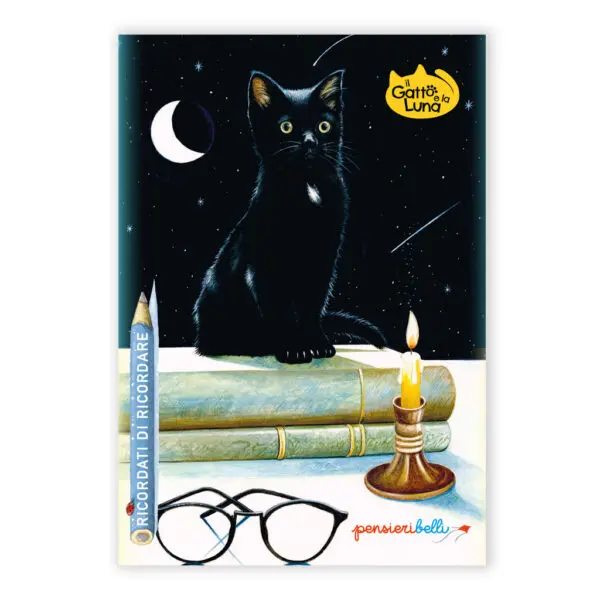 Mini blocco Gatto nero