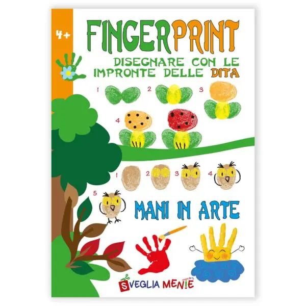 Fingerprint e Mani in arte disegna con le impronte