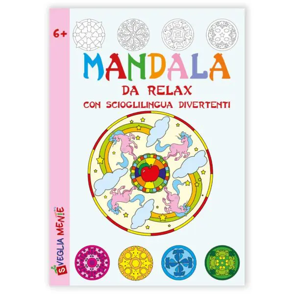 Mandala da relax con scioglilingua divertenti