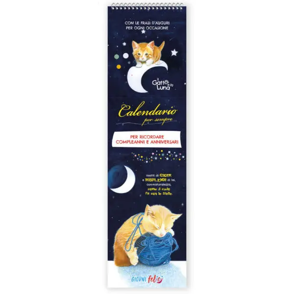 Calendario Perenne - Il Gatto e la Luna