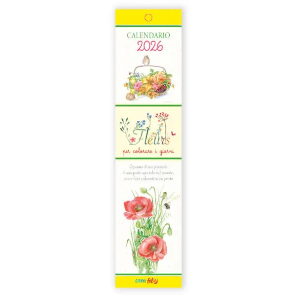 Calendarietto 2026 - Fleur per colorare i giorni