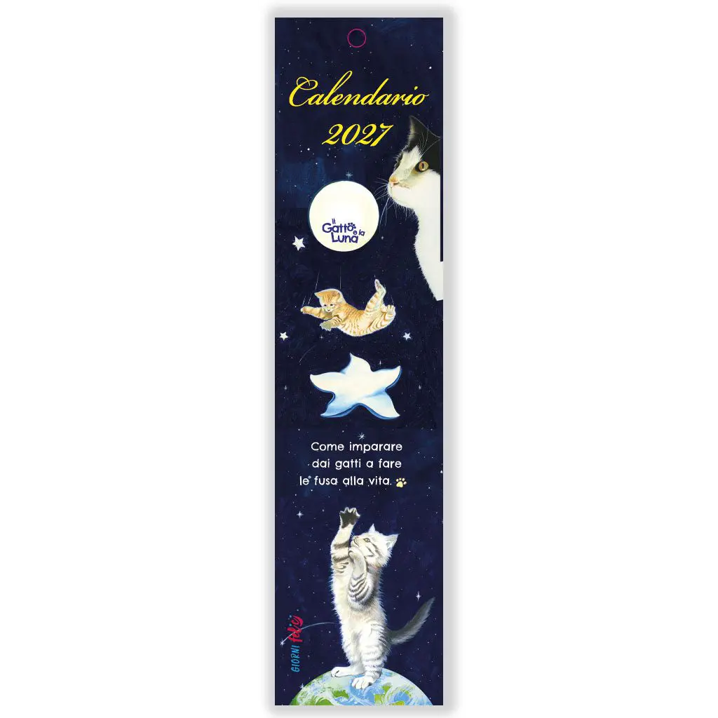 Calendarietto 2027 - Il Gatto e la luna