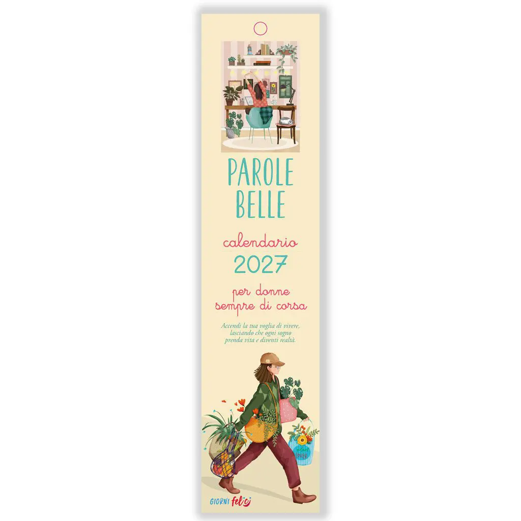 Calendarietto 2027 - Parole Belle per donne sempre di corsa