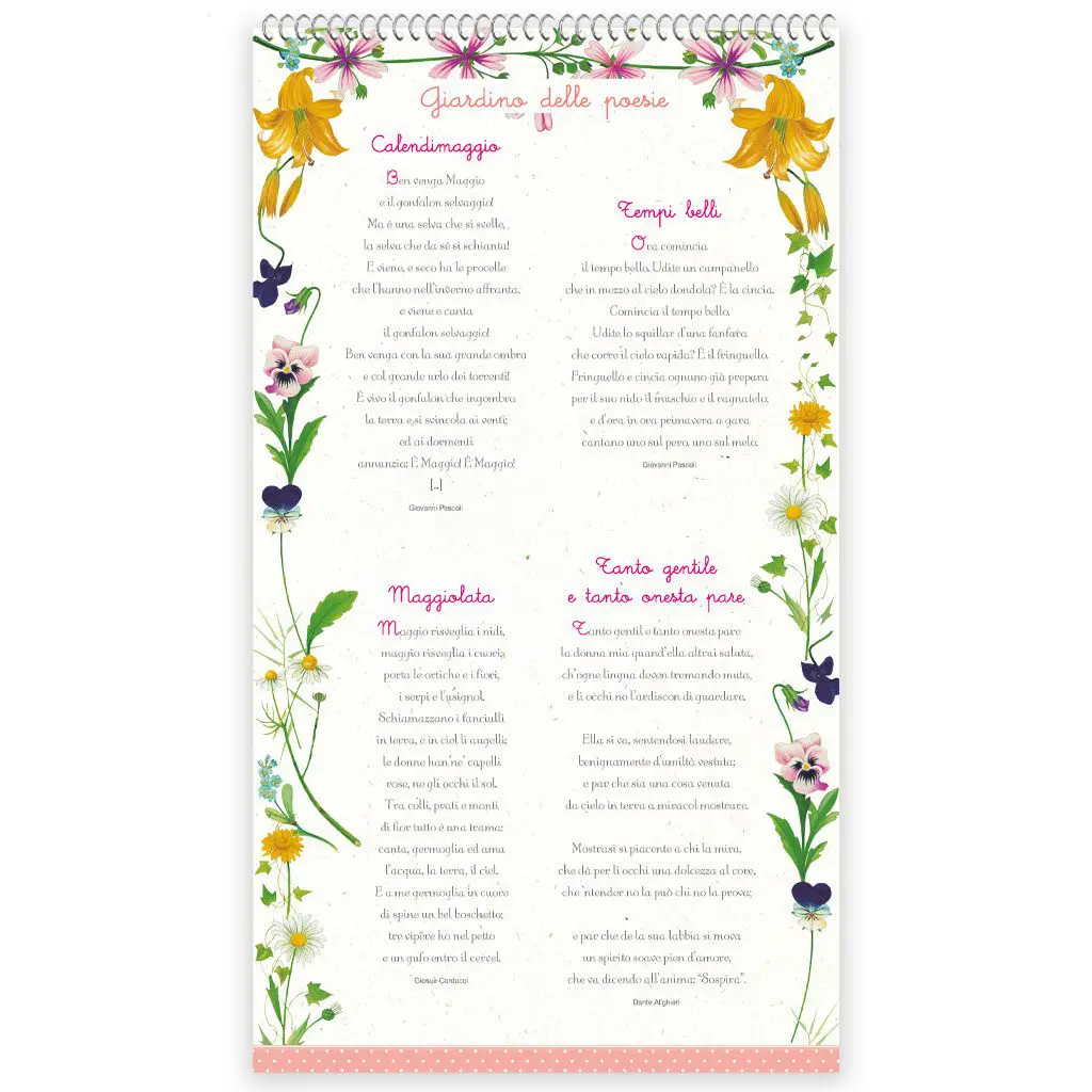 Calendario 2027 - Poesie come Fiori di campo - immagine 3