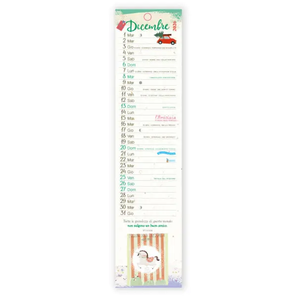 Calendarietto 2026 - Amicizia - immagine 2