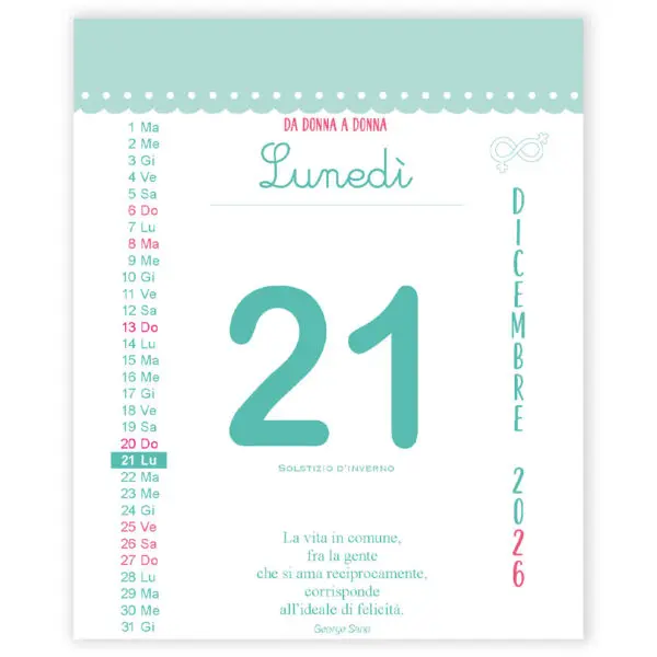 Calendariotto 2026 - Parole Belle - immagine 3