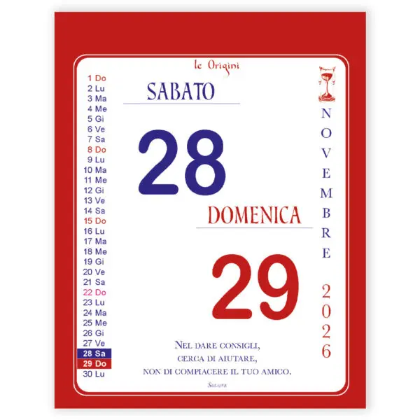 Calendariotto 2026 - Filosofia d'emergenza pronta all'uso - immagine 2