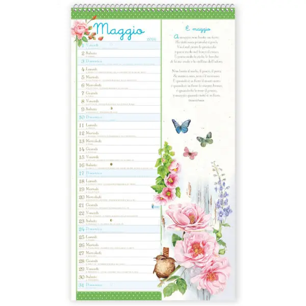 Calendario 2026 - Poesie come Fiori di campo - immagine 2