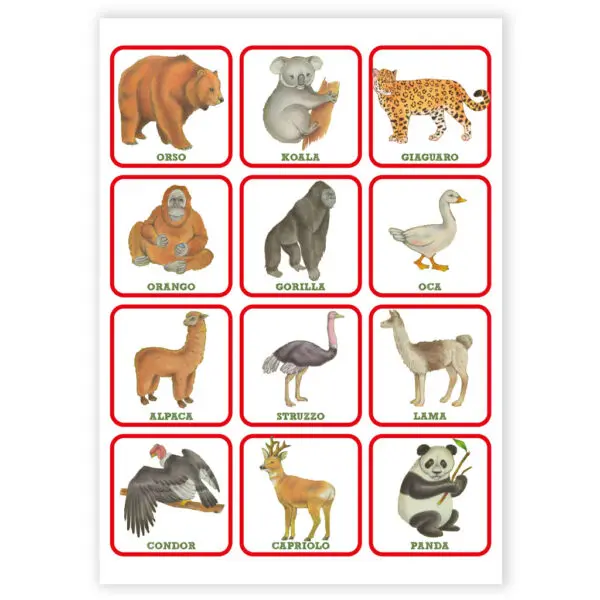 Memoria in gioco Animali - immagine 2