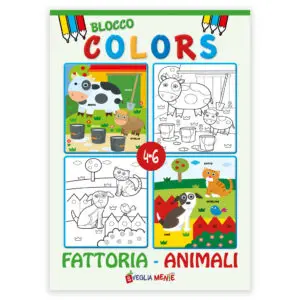Blocco Colors Fattoria-Animali